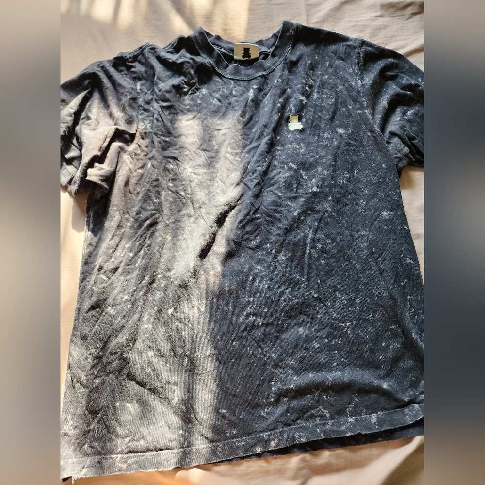 Teddy Fresh Logo Tie Dyed Short Sleeve T-Shirt- Large